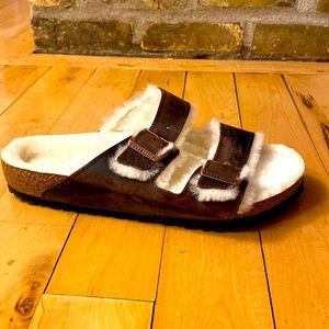Birkenstock Arizona Shearling Sandals size 43 Men's Size 10